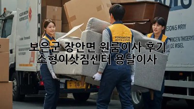 보은군 장안면 원룸이사 후기🏠🚚 #소형이삿짐센터 #용달이사